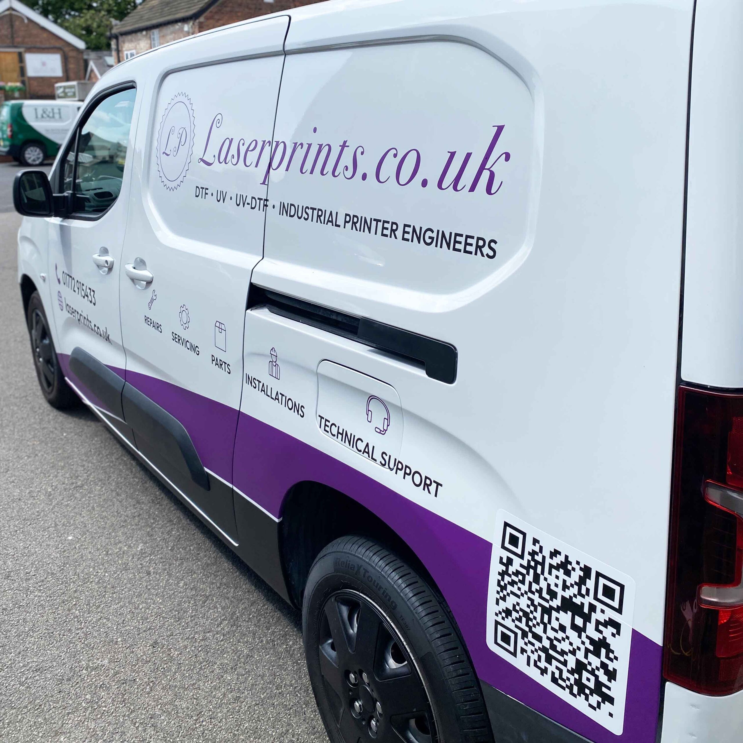 van graphics for laser prints installed by the sign collective van graphics for laser prints installed by the sign collective
