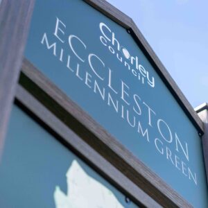 eccleston millennium green heritage sign