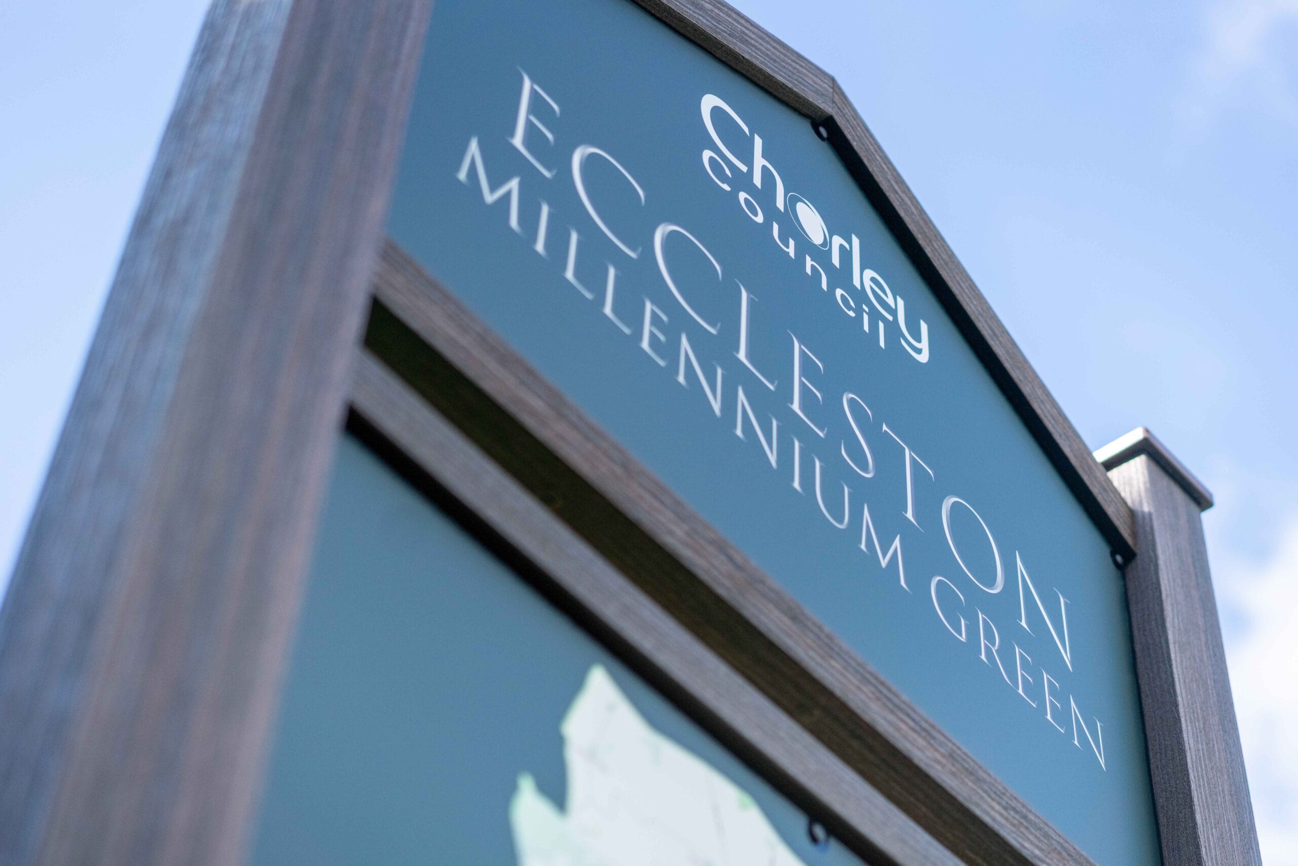 eccleston millennium green heritage sign
